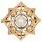 Modern Cultured Pearl and 18 Karat Yellow Gold Star Brooch, Image 1