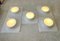 Space Age Bull Eyes Wall Lamps from Staff Leuchten, 1970s, Set of 4 3