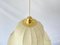 Flower Design Cocoon Pendant Lamp by Goldkant, Germany, 1960s 6