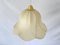 Flower Design Cocoon Pendant Lamp by Goldkant, Germany, 1960s 5