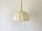 Mid-Century Modern Brass Body & Fabric Adjustable Shade Pendant Lamp by Wkr, Germany, 1970s, Image 10