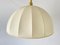 Mid-Century Modern Brass Body & Fabric Adjustable Shade Pendant Lamp by Wkr, Germany, 1970s 6