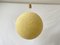 Large Germany Cookie Textured Ball Shaped Plastic Ceiling Lamp, 1960s 4