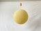 Large Germany Cookie Textured Ball Shaped Plastic Ceiling Lamp, 1960s 9