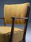 Art Deco Brown and Yellow Armchairs, Set of 2 3