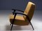Art Deco Sessel in Braun & Gelb 3