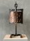 Brutalist Copper and Iron Lamp 1