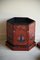 Oriental Red Lacquer Stacking Box 17