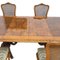 Extendable Walnut Dining Table and 6 Chairs by Mariano García, Set of 7, Image 10