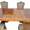 Tavolo da pranzo allungabile in noce con sei sedie di Mariano García, set di 7, Immagine 10