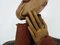 Art Deco Commedia Dell'Arte Bust in Polychrome Terracotta 3