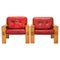 Armchair Oak & Leather by Esko Pajamies Bonanza, Finland, 1970s, Image 2