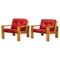 Armchair Oak & Leather by Esko Pajamies Bonanza, Finland, 1970s, Image 1