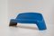 Blue Fiberglass Bench by Walter Papst for Wilkhahn, Germany, 1960s, Image 2