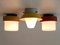 Lampade da soffitto, Germania, anni '60, set di 3, Immagine 2