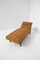 Chaise longue francesa Art Déco de satén de seda naranja, Imagen 2