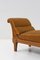 Chaise Longue Art Déco en Satin de Soie Orange, France 9