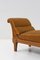 French Art Deco Chaise Lounge in Orange Silk Satin 9