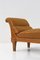 Chaise longue francesa Art Déco de satén de seda naranja, Imagen 8