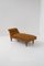 Chaise longue Art Déco in raso di seta arancione, Francia, Immagine 10