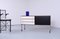 Small Black and White Teak Sideboard by Kho Liang Le & Wim Crouwel for Fristho, 1950s 16
