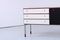 Small Black and White Teak Sideboard by Kho Liang Le & Wim Crouwel for Fristho, 1950s 15