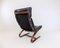 Leather Kengu Armchair by Elsa & Nordahl Solheim for Rybo Rykken, 1960s 9