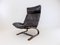 Leather Kengu Armchair by Elsa & Nordahl Solheim for Rybo Rykken, 1960s 1