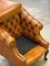 Vintage Regency Chesterfield Brown Leather Club Armchair, 1980s, Image 2