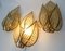 Wall Lamp in Crystal Glass & Gold-Plated Brass from Palwa, 1960s 7