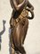 Después de Canova, bailarina y músico, siglo XIX, Esculturas de bronce. Juego de 2, Imagen 2