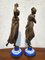 Después de Canova, bailarina y músico, siglo XIX, Esculturas de bronce. Juego de 2, Imagen 13