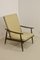 Scandinavian Armchair with Curved Armrests, 1960s 1