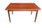 Danish Expandable Dining Table in Teak 1960s, Image 1