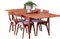 Danish Expandable Dining Table in Teak 1960s 15