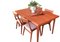 Danish Expandable Dining Table in Teak 1960s 10