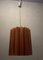 Lámpara de techo italiana de tubos de vidrio, años 80, Imagen 2