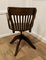 19th Century Swivelling Oak Desk Chair, 1890s 2