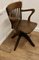 19th Century Swivelling Oak Desk Chair, 1890s 4