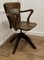 19th Century Swivelling Oak Desk Chair, 1890s, Image 5