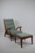 Modernist Armchair FS134 with Ottoman by Guy Besnard for Freespan, France, 1950s, Set of 2, Image 2