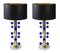 Large Italian Table Lamps in Murano Glass, 2010s, Set of 2, Image 1
