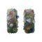 Mid-Century Sconces in Green Blue Yellow, Red and White Murano Glass from Seguso, 1970, Set of 2, Image 1