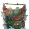 Mid-Century Sconces in Green Blue Yellow, Red and White Murano Glass from Seguso, 1970, Set of 2 9