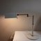 Vintage Adjustable Table Lamp with Metal Frame and Brass Swivel Arm, 1970s, Image 5