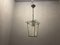 Bronze Etched Glass Pendant Light, 1960s 4