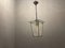 Bronze Etched Glass Pendant Light, 1960s 3