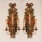 Vintage Italian Wall Lamps in Carved Wood by Frederick Cooper, 1960s, Set of 2, Image 2
