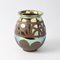 French Art Deco Metallic Glaze Vase, 1930s 1