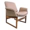 Mid-Century Italian Modern Model 849 Teak and Skai Leather Armchair by Gianfranco Frattini for Cassina 5